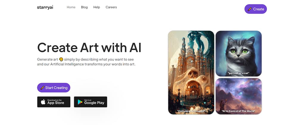 starryai - AI Art Generator App - AI Art Maker